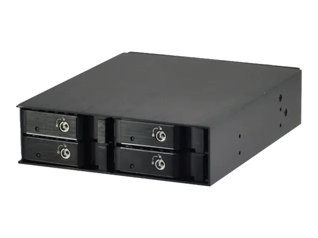 Jou Jye Computer JJ-1044M-SS - Gehäuse für Speicherlaufwerke mit Lüfter - 2.5" (6.4 cm) - Schwarz