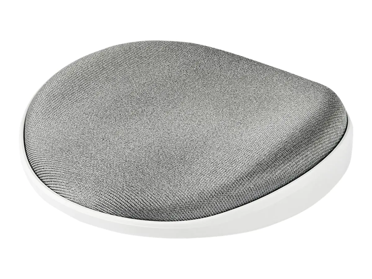 StarTech ROLWRSTRST Hanballenauflage (Handgelenkstütze für's Büro, ergonomisch, gepolsterter Stoff, gleitend, silber) - Handgelenkkissen - TAA-konform