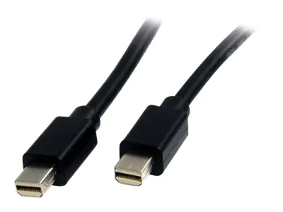 StarTech 2 m Mini DisplayPort Kabel - 4K x 2K Ultra HD Video - Mini DP 1.2(Stecker) auf Mini DP(Stecker) Monitor Kabel - mDP Kabel kann mit Thunderbolt 2 Ports arbeiten - M/M (MDISP2M) - DisplayPort-Kabel - Mini DisplayPort (M) zu Mini DisplayPort (M) - 2
