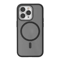 Woodcessories Clear Case Magsafe für iPhone 14 Pro Max schwarz