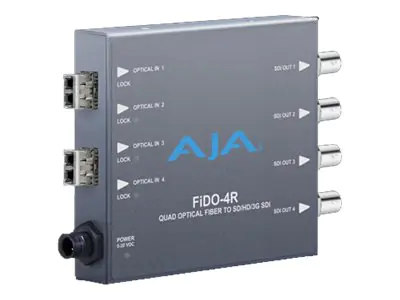 AJA FIDO-4R Quad Optical Fiber to SD/HD/3G-SDI