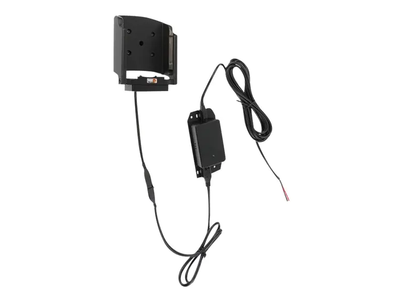 Brodit Active holder for fixed installation - Handgeräte-Ladeschale - Kfz - 12 / 24 V - Schwarz - für Zebra TC21, TC26