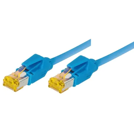 Tecline Patch-Kabel RJ-45 (M) RJ-45 (M) 72210B SFTP-Kabel CAT 6a 10 m Blau