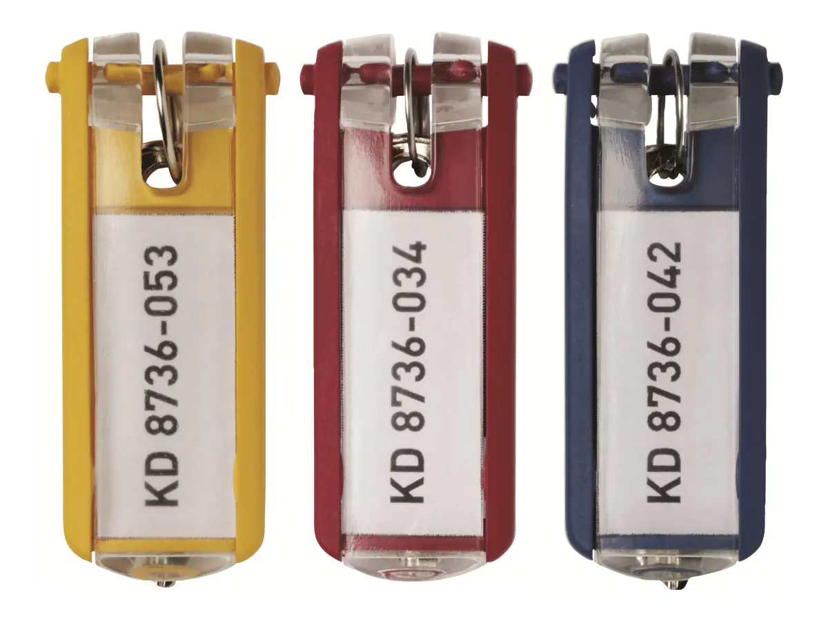 DURABLE Schlüsselanhänger KEY CLIP 195700 sortiert 6 St./Pack.