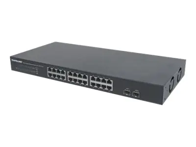 Intellinet Switch 24 Desktop, an Rack montierbar -