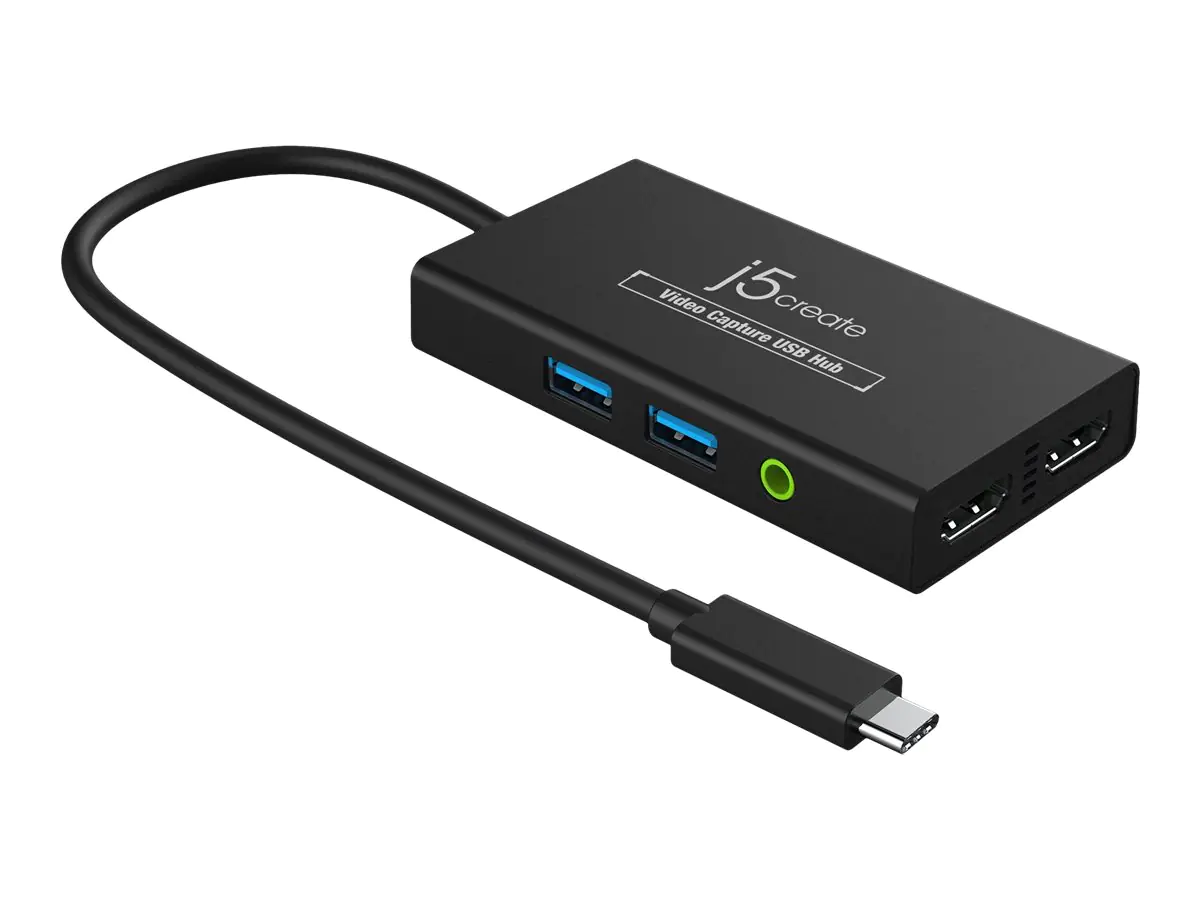 j5create JVA01-N - Videoaufnahmeadapter - USB-C 3.2 Gen 1 - Schwarz