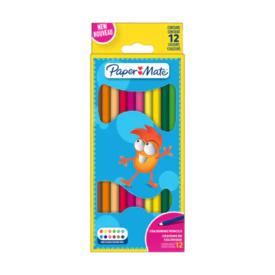 Paper Mate Buntstift farbig sortiert 12 St./Pack. Paper Mate Buntstift farbig sortiert 12 St./Pack.