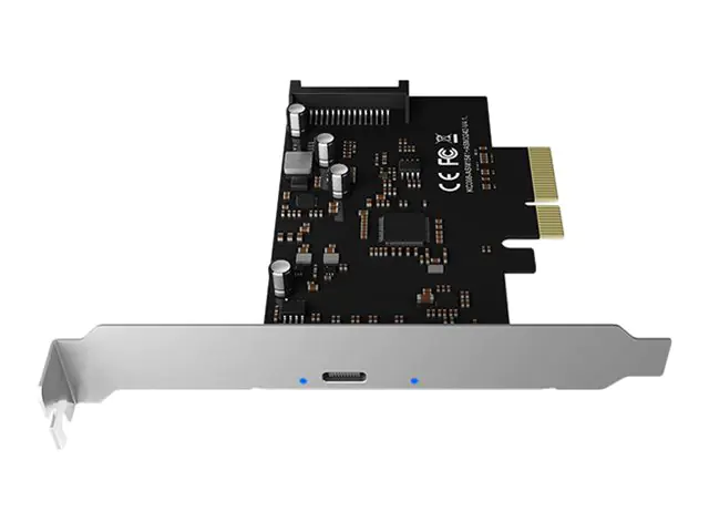 ICY BOX IB-PCI1901-C32 - USB-Adapter - PCIe 3.0 x4 - USB-C 3.2 Gen 2x2 x 1 - Schwarz
