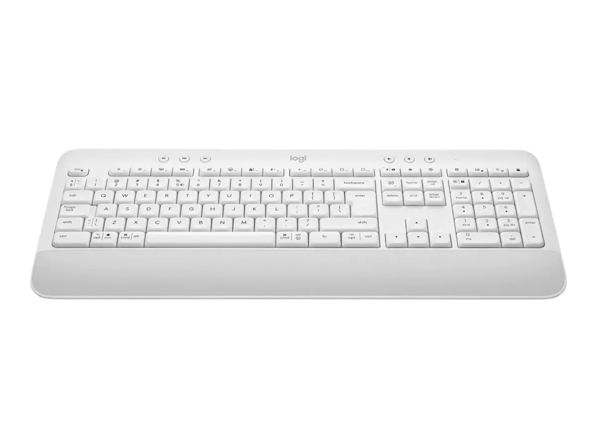 Logitech Signature K650 - Tastatur - kabellos - Bluetooth 5.1 - QWERTZ - Ungarisch - Off-White
