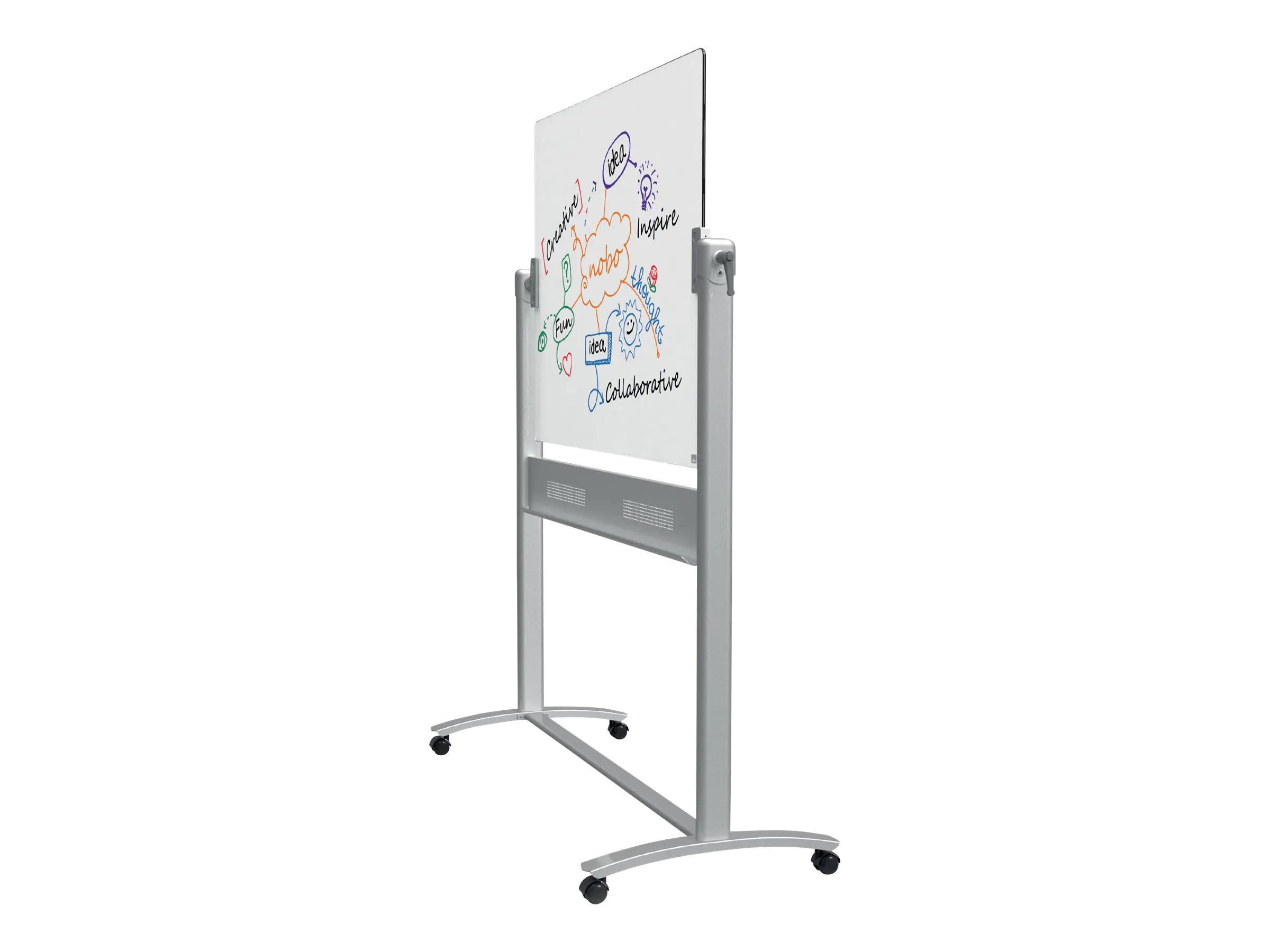 Nobo Schreibtafel Diamond 1903943 1.200x900mm Glas weiß