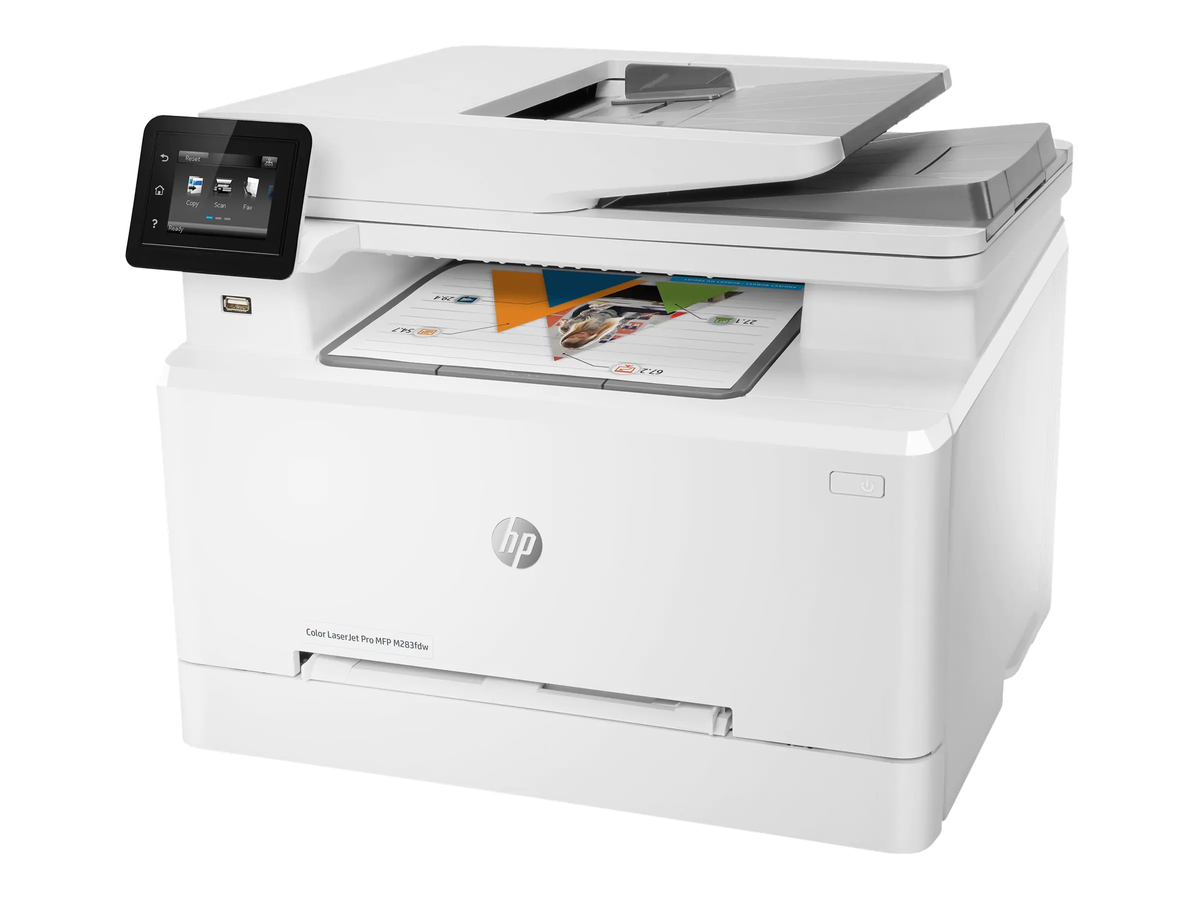 HP Color LaserJet Pro MFP M283fdw - Multifunktionsdrucker - Farbe - Laser - Legal (216 x 356 mm) (Original) - A4/Legal (Medien) - bis zu 21 Seiten/Min. (Kopieren) - bis zu 21 Seiten/Min. (Drucken) - bis zu 21 ipm (Drucken) - 250 Blatt - 33.6 Kbps - USB 2. HP Color LaserJet Pro MFP M283fdw - Multifunktionsdrucker - Farbe - Laser - Legal (216 x 356 mm) (Original) - A4/Legal (Medien) - bis zu 21 Seiten/Min. (Kopieren) - bis zu 21 Seiten/Min. (Drucken) - bis zu 21 ipm (Drucken) - 250 Blatt - 33.6 Kbps - USB 2.