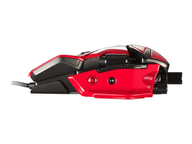 Mad Catz R.A.T 8+ ADV - rechts - Optisch - USB Typ-A - 20000 DPI - 0,5 ms - Schwarz - Rot