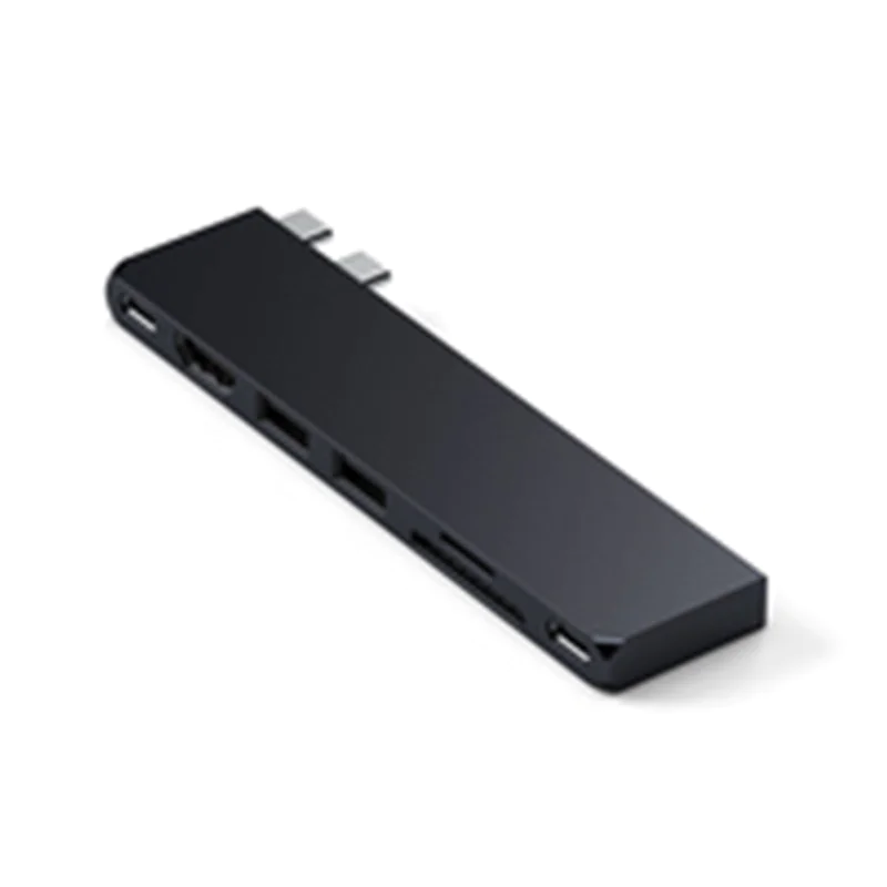 Satechi ST-HUCPHSD - Andocken - USB 3.2 Gen 2 (3.1 Gen 2) Type-C - 100 W - 1.4/2.3 - Schwarz - M