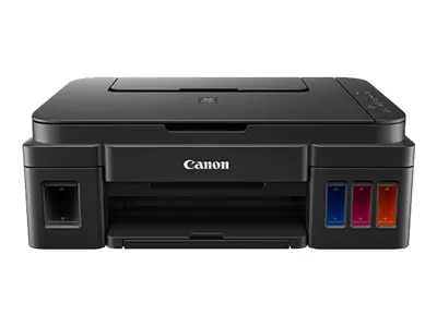 Canon PIXMA G2501 - Multifunktionsdrucker - Farbe - Tintenstrahl - nachfüllbar - 216 x 297 mm (Original) - A4/Legal (Medien) - bis zu 8.8 ipm (Drucken) - 100 Blatt - USB 2.0