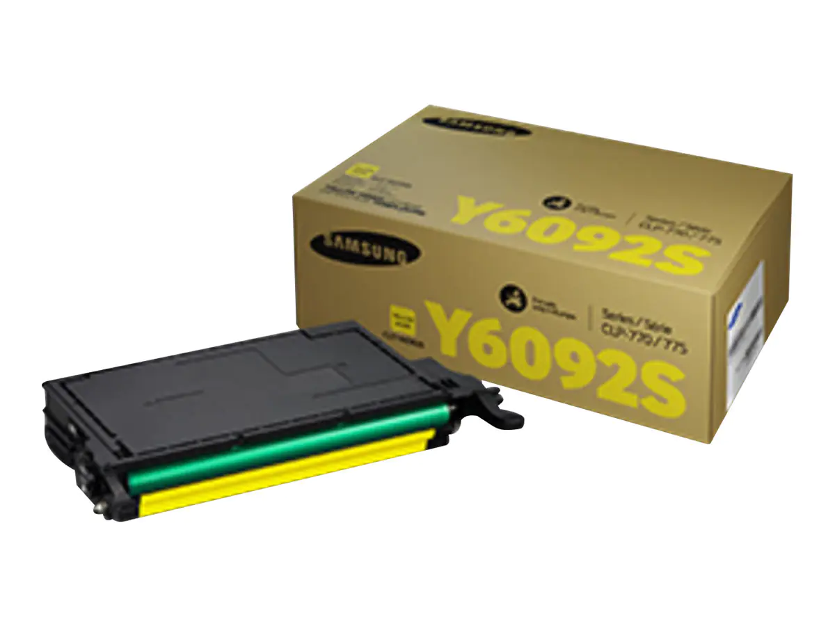 Samsung CLT-Y6092S - Gelb - Original - Tonerpatrone (SU559A) - für Samsung CLP-770ND, CLP-770NDK, CLP-770NDKG, CLP-775N, CLP-775ND Samsung CLT-Y6092S - Gelb - Original - Tonerpatrone (SU559A) - für Samsung CLP-770ND, CLP-770NDK, CLP-770NDKG, CLP-775N, CLP-775ND
