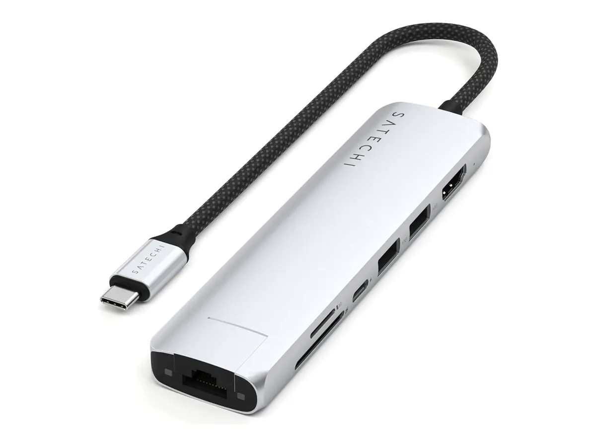 Satechi 7-in-1 - Dockingstation - USB-C / USB ST-P7SS