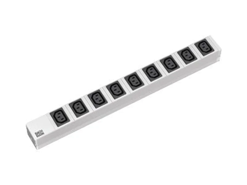 Bachmann - Steckdosenleiste (Rack - einbaufähig) - Eingabe, Eingang IEC 60320 C20 - Ausgangsanschlüsse: 9 - 1U - 48.3 cm (19") - 2 m Schnur