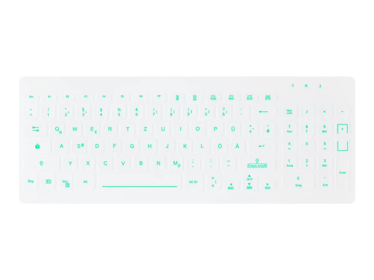 Contour Active Key AK-CB7012F-U1-W - Tastatur - komplett AK-CB7012F-US-W/GE