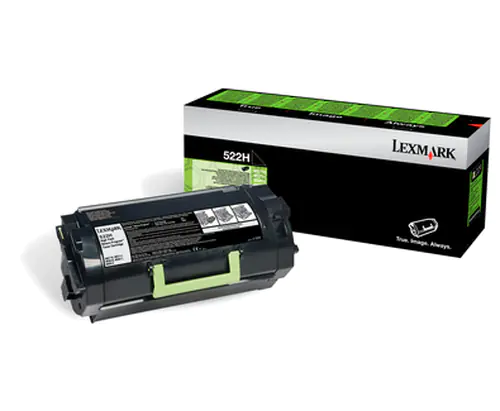 Lexmark 522HE - Hohe Ergiebigkeit - Schwarz - Original - Tonerpatrone Lexmark Corporate - für Lexmark MS810, MS811, MS812