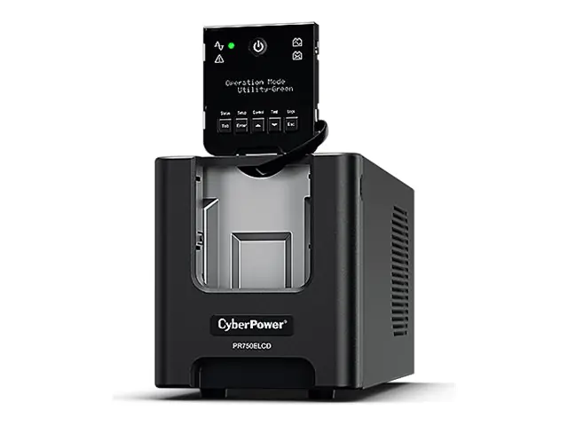 CyberPower Professional Tower Series PR750LCDN - USV - Wechselstrom 230 V - 675 Watt - 750 VA - RS-232, USB - Ausgangsanschlüsse: 6 - Schwarz