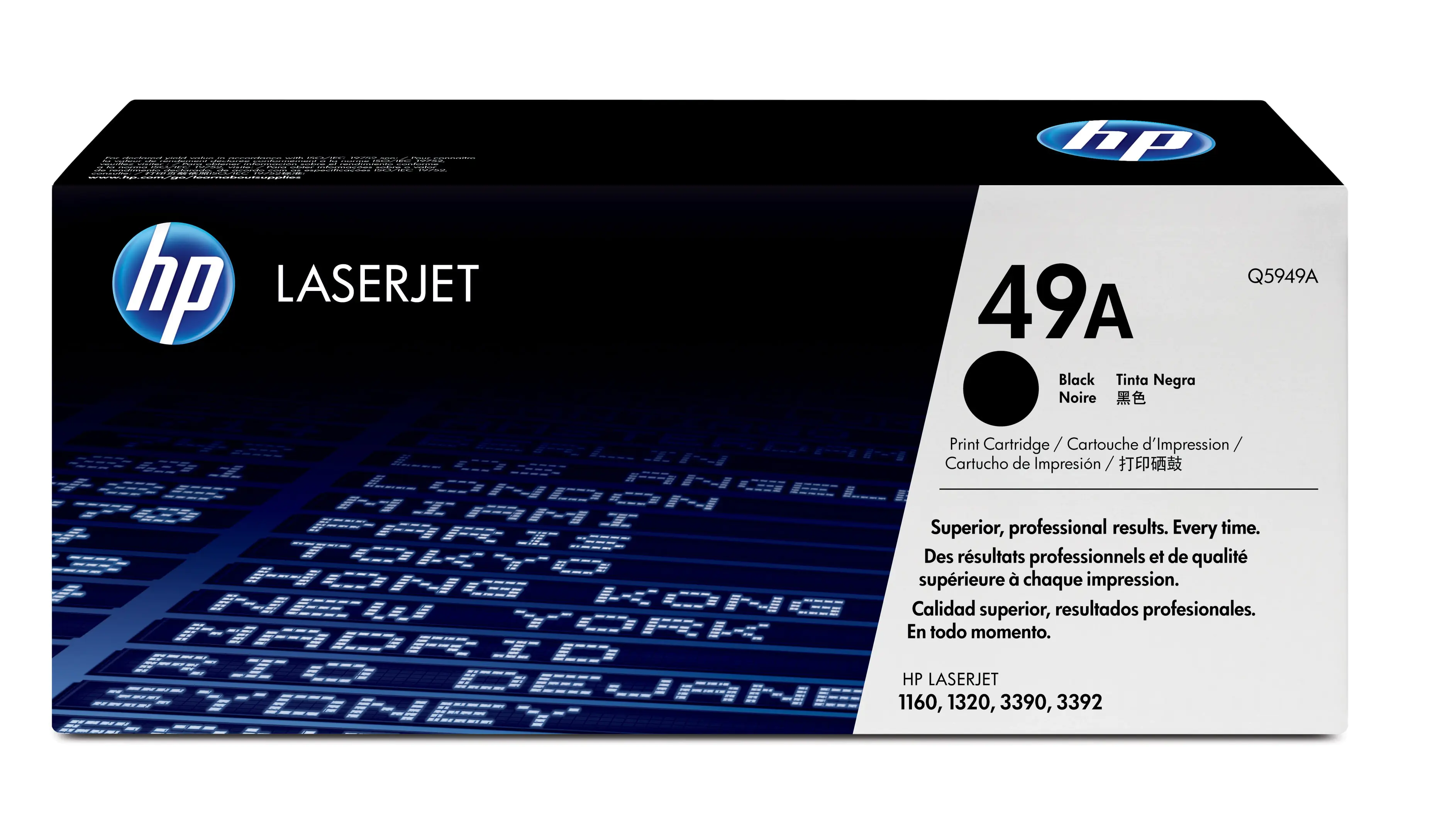 HP 49A - Schwarz - Original - LaserJet - Tonerpatrone (Q5949A) - für LaserJet 1160, 1160Le, 1320, 1320n, 1320nw, 1320t, 1320tn, 3390, 3392 HP 49A - Schwarz - Original - LaserJet - Tonerpatrone (Q5949A) - für LaserJet 1160, 1160Le, 1320, 1320n, 1320nw, 1320t, 1320tn, 3390, 3392