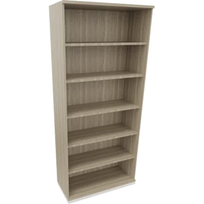 Regal 6OH B1000xT442xH2221mm Verkehrsweiß/Eiche Natur