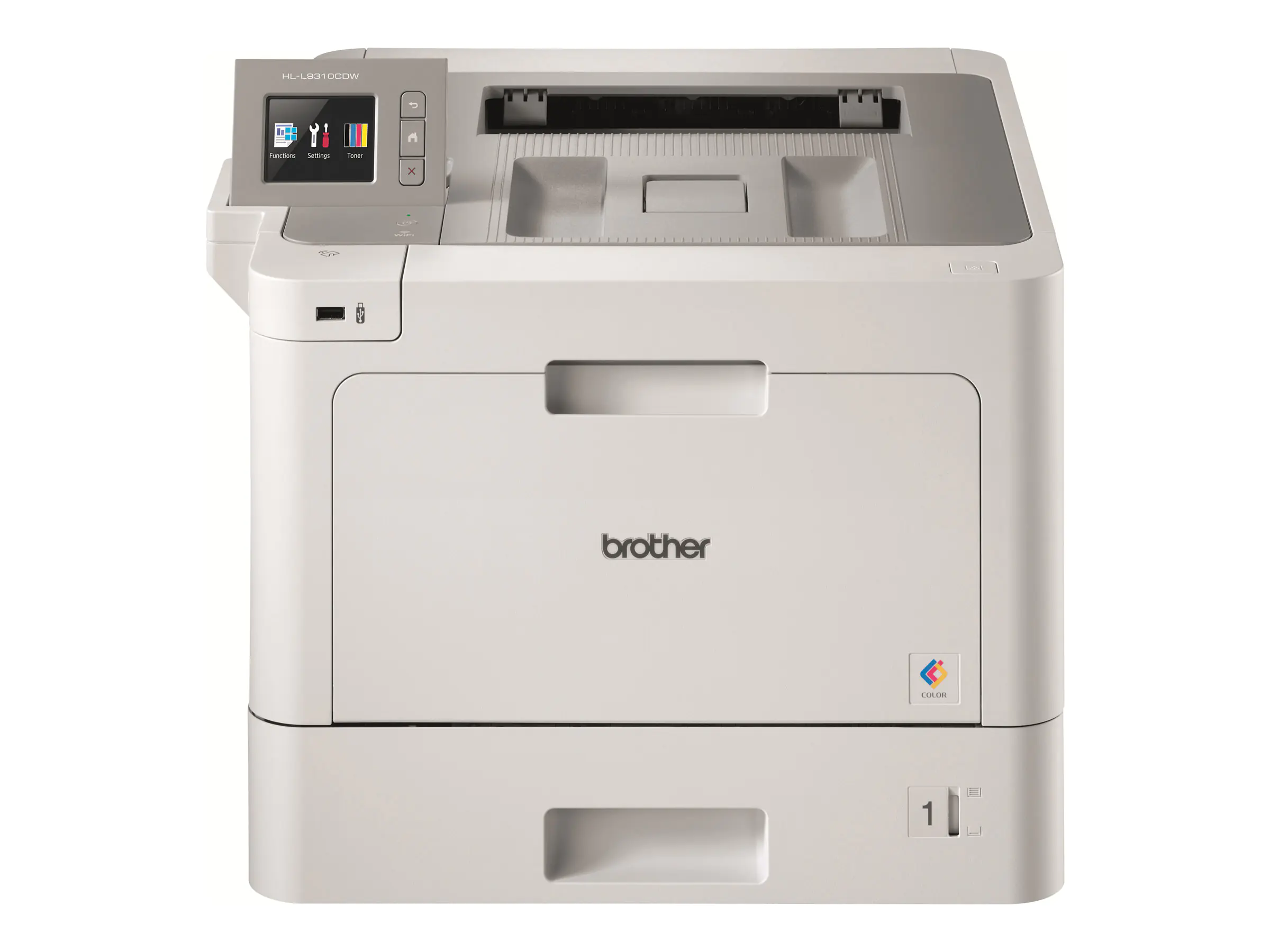 Brother HL-L9310CDW - Drucker - Farbe - Duplex - Laser - A4/Legal - 2400 x 600 dpi - bis zu 31 Seiten/Min. (einfarbig)/ bis zu 31 Seiten/Min. (Farbe) - Kapazität: 300 Blätter - USB 2.0, Gigabit LAN, Wi-Fi(n), USB-Host, NFC mit Brother PRINT AirBag für 400 Brother HL-L9310CDW - Drucker - Farbe - Duplex - Laser - A4/Legal - 2400 x 600 dpi - bis zu 31 Seiten/Min. (einfarbig)/ bis zu 31 Seiten/Min. (Farbe) - Kapazität: 300 Blätter - USB 2.0, Gigabit LAN, Wi-Fi(n), USB-Host, NFC mit Brother PRINT AirBag für 400