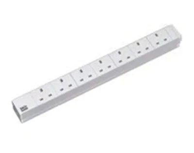 Bachmann 333.804 - Standard - 1U - Grau - 7 AC-Ausgänge - 2 m Bachmann 333.804 - Standard - 1U - Grau - 7 AC-Ausgänge - 2 m