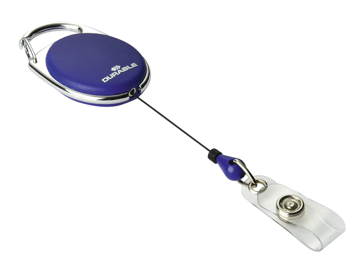 DURABLE Ausweishalter JoJo STYLE 832407 dunkelblau 10 St./Pack.