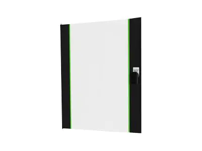 DIGITUS Professional DN-19-D-16U-B-PHC - Vorderklappe - Schwarz, RAL 9005 - 16U - 48.3 cm