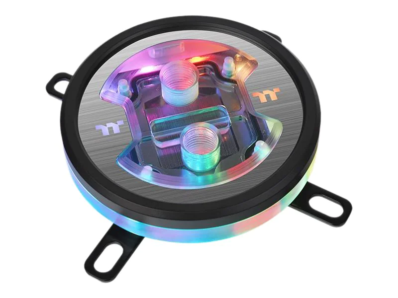 Thermaltake Pacific W7 Plus - Flüssigkühlsystem für CPU im Waterblock-Design - (für: LGA775, LGA1156, AM2, AM2+, LGA1366, AM3, LGA1155, AM3+, LGA2011, FM1, FM2, LGA1150, LGA2011-3, LGA1151, AM4, LGA2066, LGA1200) - Kupferbasis mit vernickeltem Finish