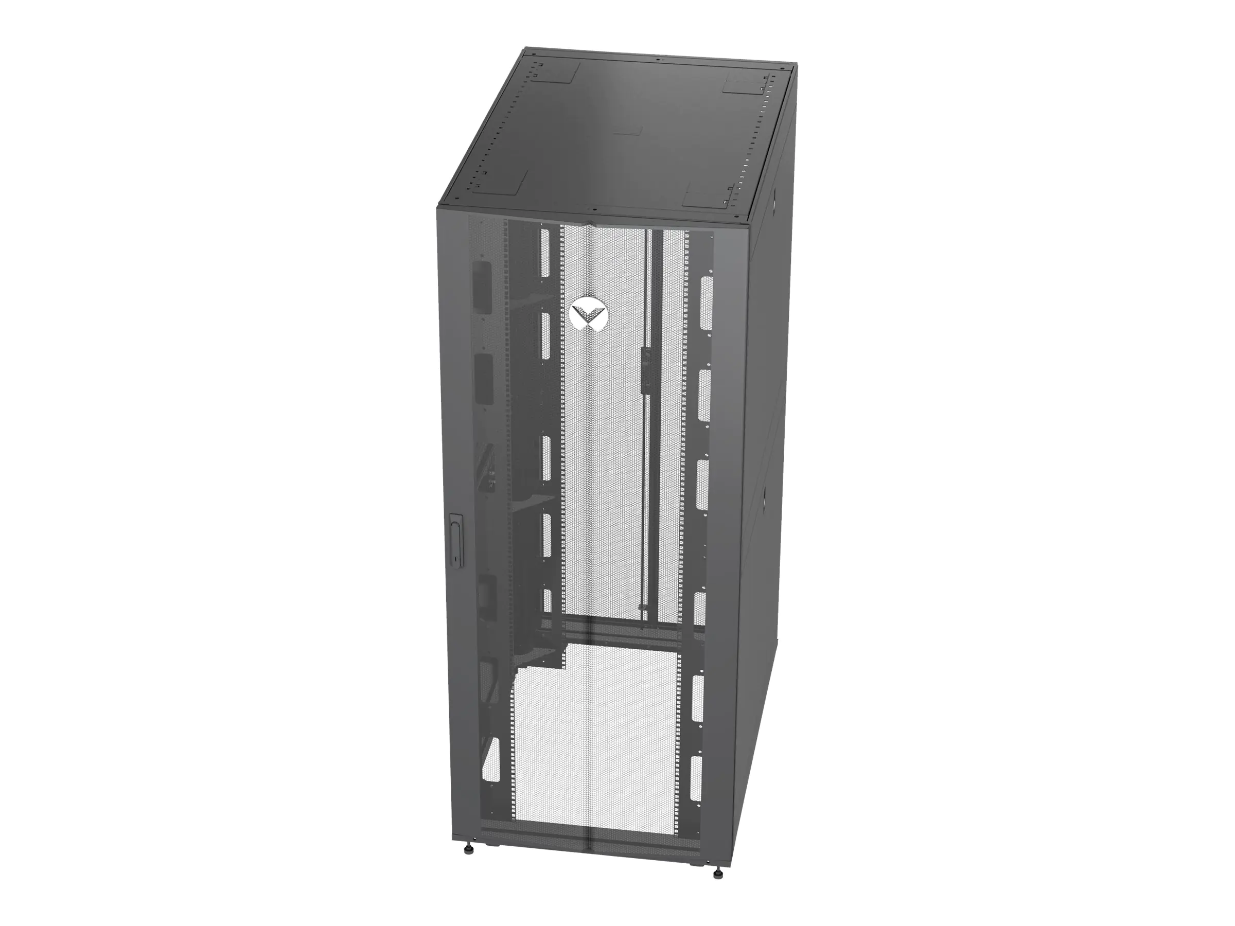 Vertiv VR - Schrank Netzwerkschrank - Schwarz, RAL 7021 - 42HE - 48.3 cm (19") VR3150