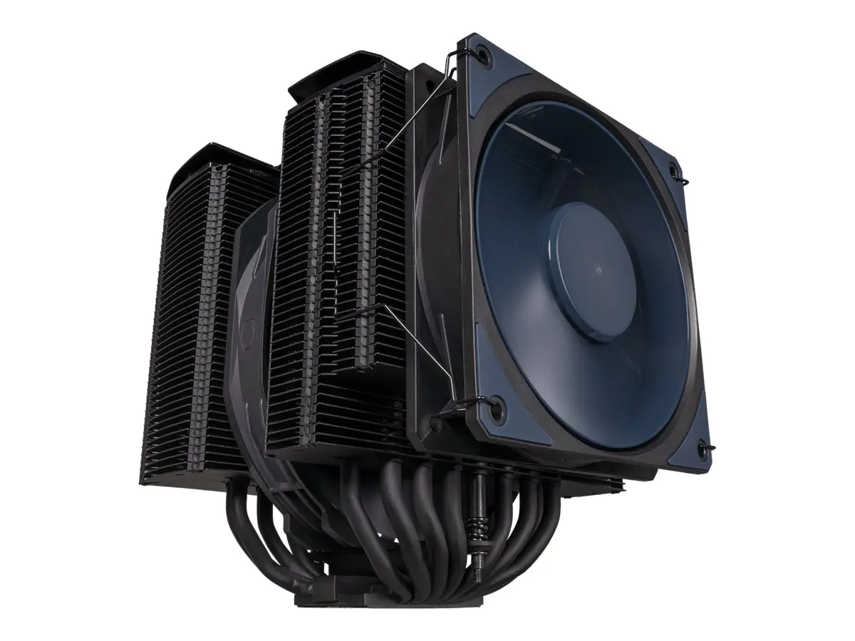 Cooler Master MasterAir MA824 STEALTH - Prozessor-Luftkühler - (für: LGA1156, LGA1155, LGA
