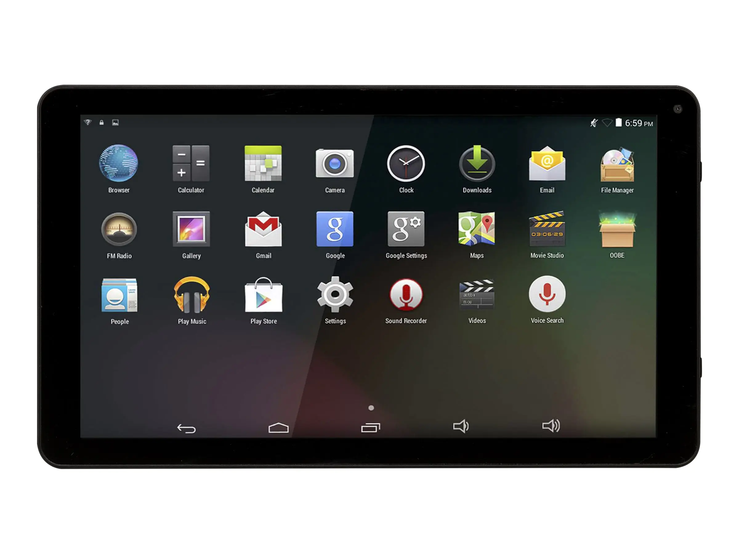 DENVER TAQ-10253 - Tablet - Android 8.1 (Oreo) Go Edition - 16 GB - 25.7 cm (10.1") TFT (1024 x 600) - microSD-Steckplatz