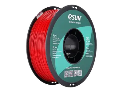 Esun - Fire Engine Red - 1 kg - PLA+ Filament (3D) Esun - Fire Engine Red - 1 kg - PLA+ Filament (3D)