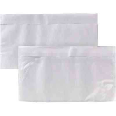 BONG Dokumententasche DIN lang 110 x 240 mm (B x H) Polyethylen transparent 1.000 St./Pack. BONG Dokumententasche DIN lang 110 x 240 mm (B x H) Polyethylen transparent 1.000 St./Pack.