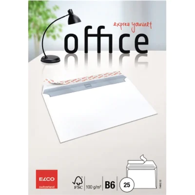 ELCO Briefumschlag Office 7449212 B6 oF hk weiß 25 St./Pack. ELCO Briefumschlag Office 7449212 B6 oF hk weiß 25 St./Pack.