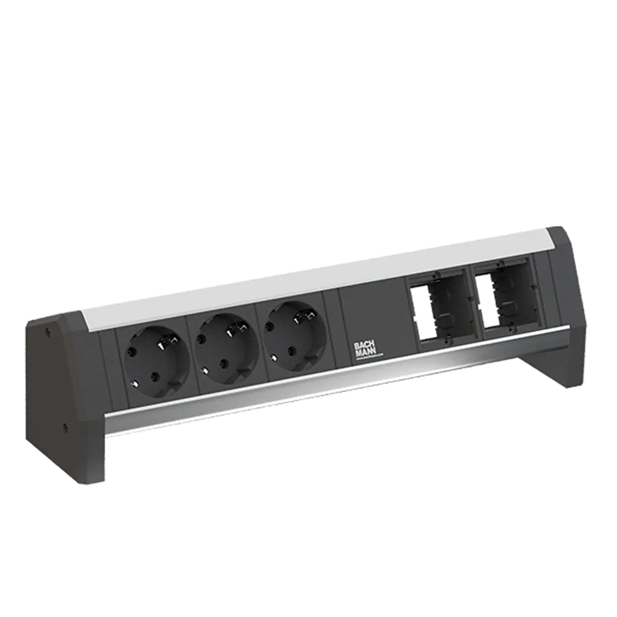 Bachmann DESK 1 - Steckdosenleiste - Eingabe, Eingang GST18 - Ausgangsanschlüsse: 3 (power CEE 7/3) 902.0096