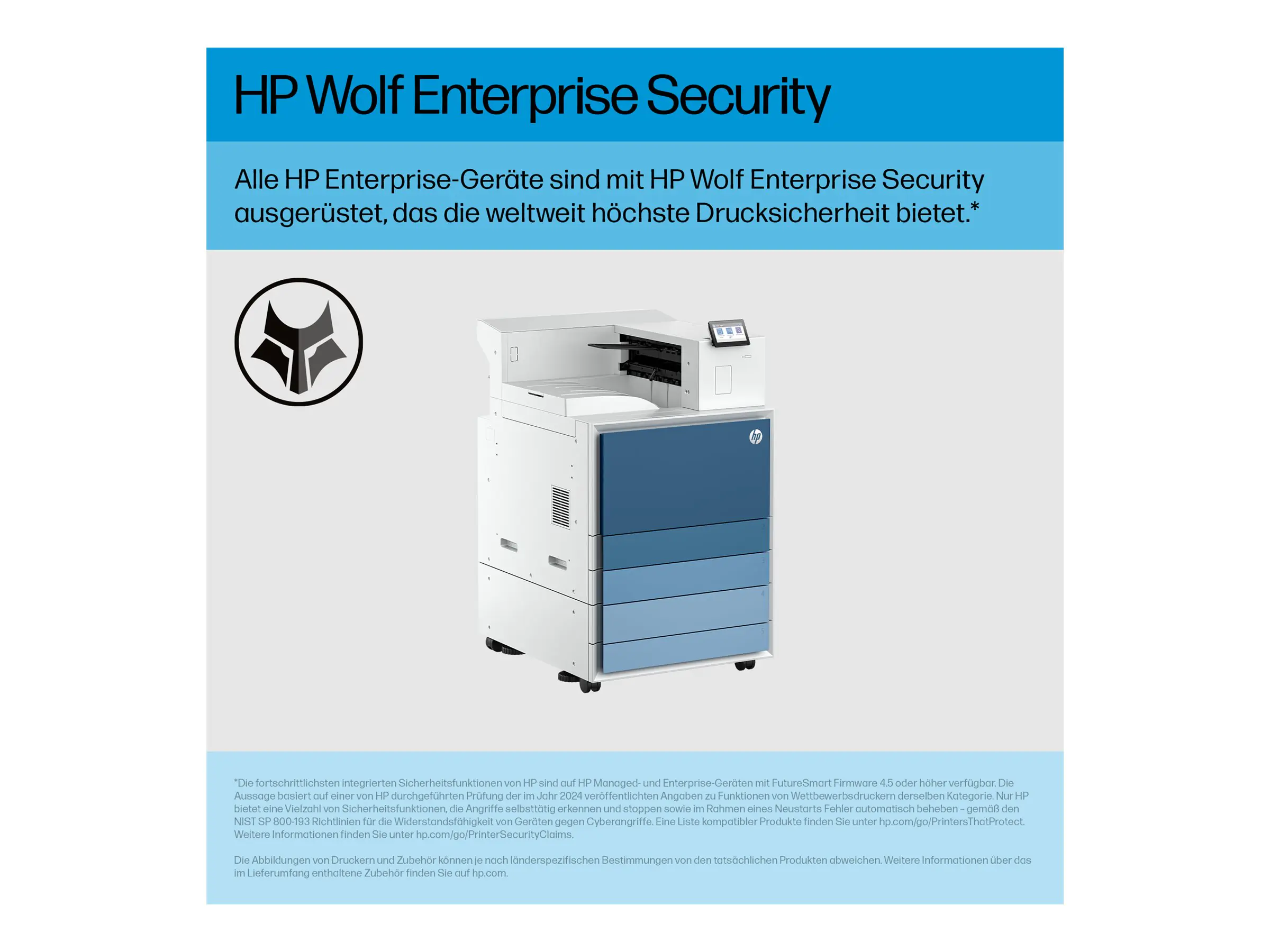 HP LaserJet Enterprise 8501x - Drucker - s/w AJ7J3A#B19