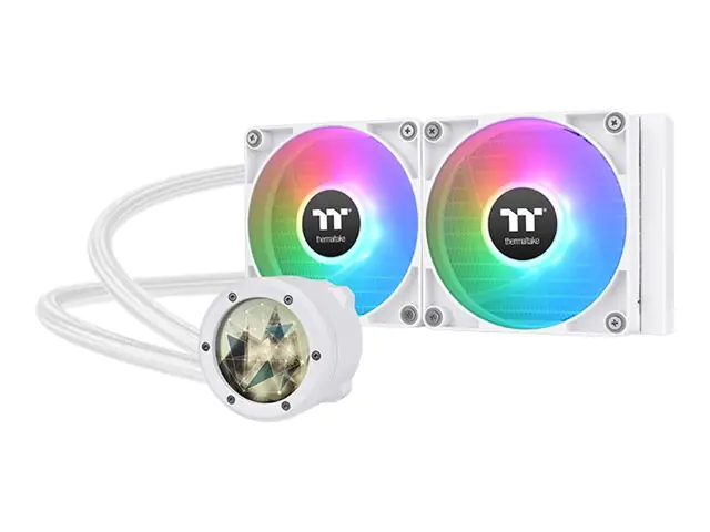 Thermaltake TH240 V2 Ultra ARGB Sync All-In-One Liquid Cooler Snow Edition weiss