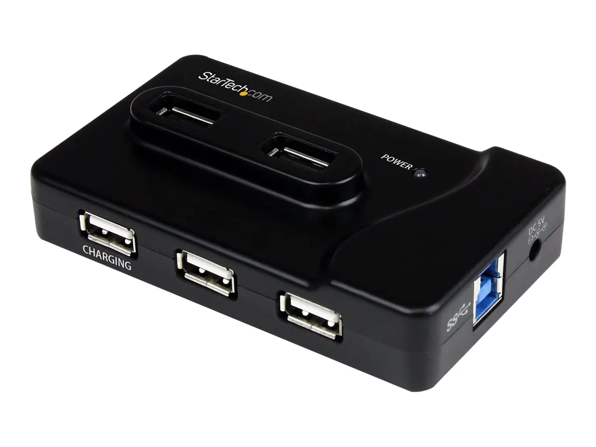 StarTech.com 6 Port USB 3.0 / 2.0 Hub mit 2A ST7320USBC