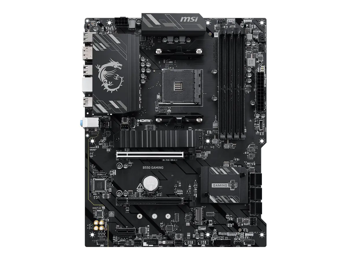 MSI B550 Gaming AM4 ATX DDR4 - Mainboard - AMD Sockel Ryzen - Mainboard - AMD Sockel AM4 (Ryzen)