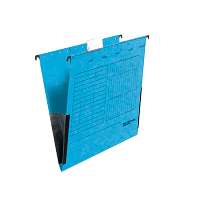 Falken Hängetasche 80002561 A4 Leinenfrösche blau Falken Hängetasche 80002561 A4 Leinenfrösche blau