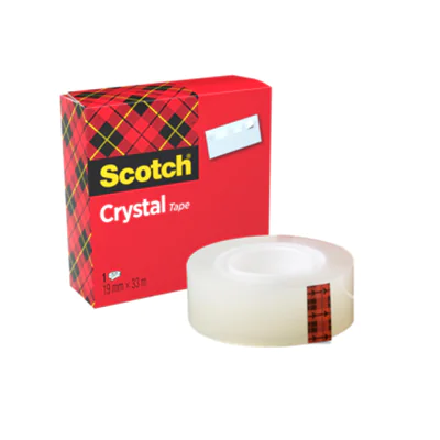 Scotch Klebefilm Crystal Clear 600 C6001933 19mmx33m transparent Scotch Klebefilm Crystal Clear 600 C6001933 19mmx33m transparent