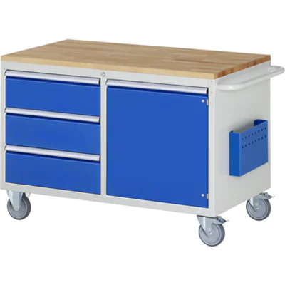 RAU Werkstattwagen 7000 1.145 x 795 x 650 mm (B x H x T) 3 Schubladen Flügeltür RAU Werkstattwagen 7000 1.145 x 795 x 650 mm (B x H x T) 3 Schubladen Flügeltür