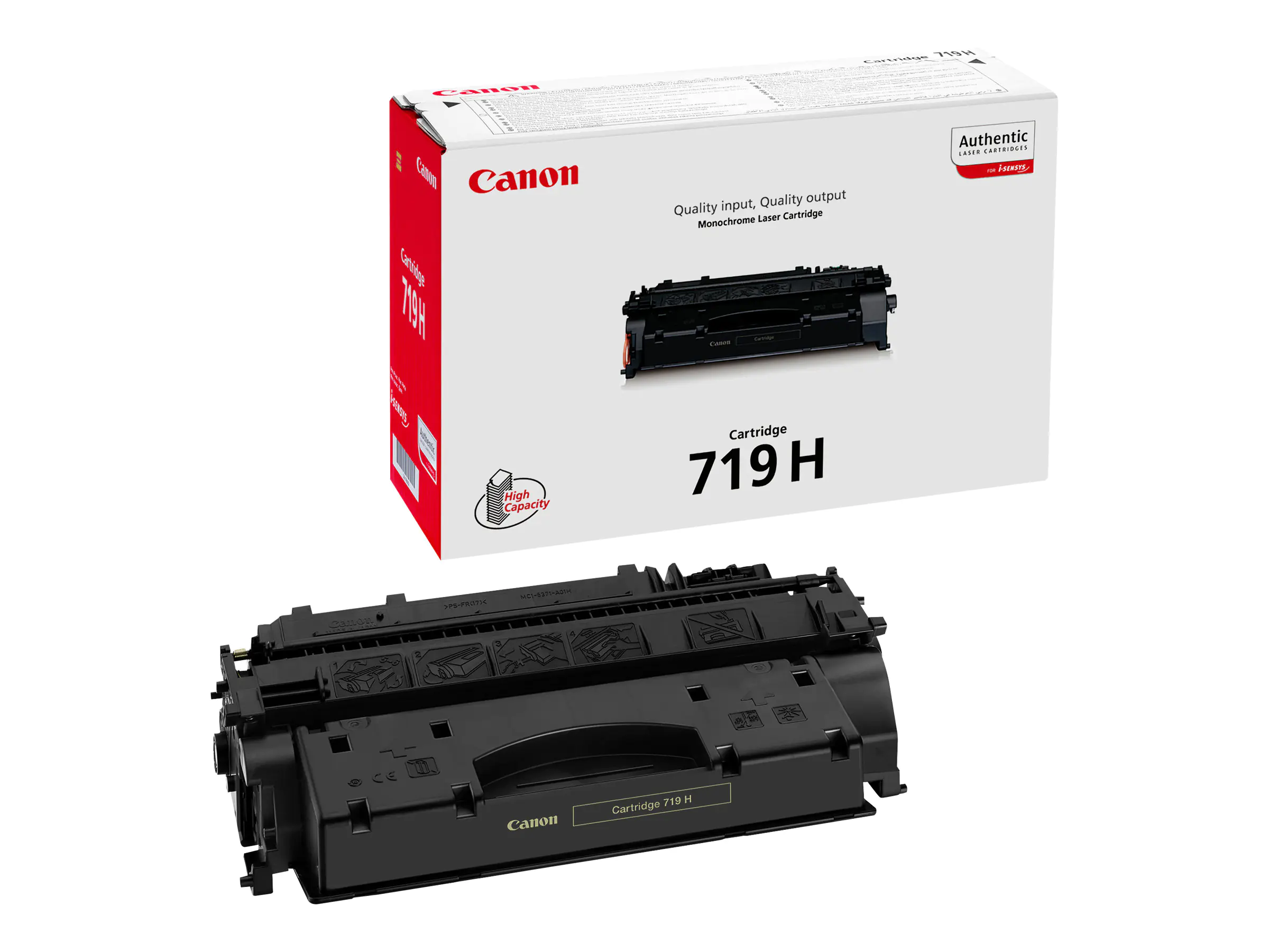 Canon 719 H - Schwarz - Original - Tonerpatrone - für i-SENSYS LBP251, LBP252, LBP253, LBP6310, MF411, MF416, MF418, MF419, MF6140, MF6180