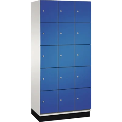 C+P Fächerschrank 4510430S10012 Sockel 15Fächer B900mm lgr/ebl