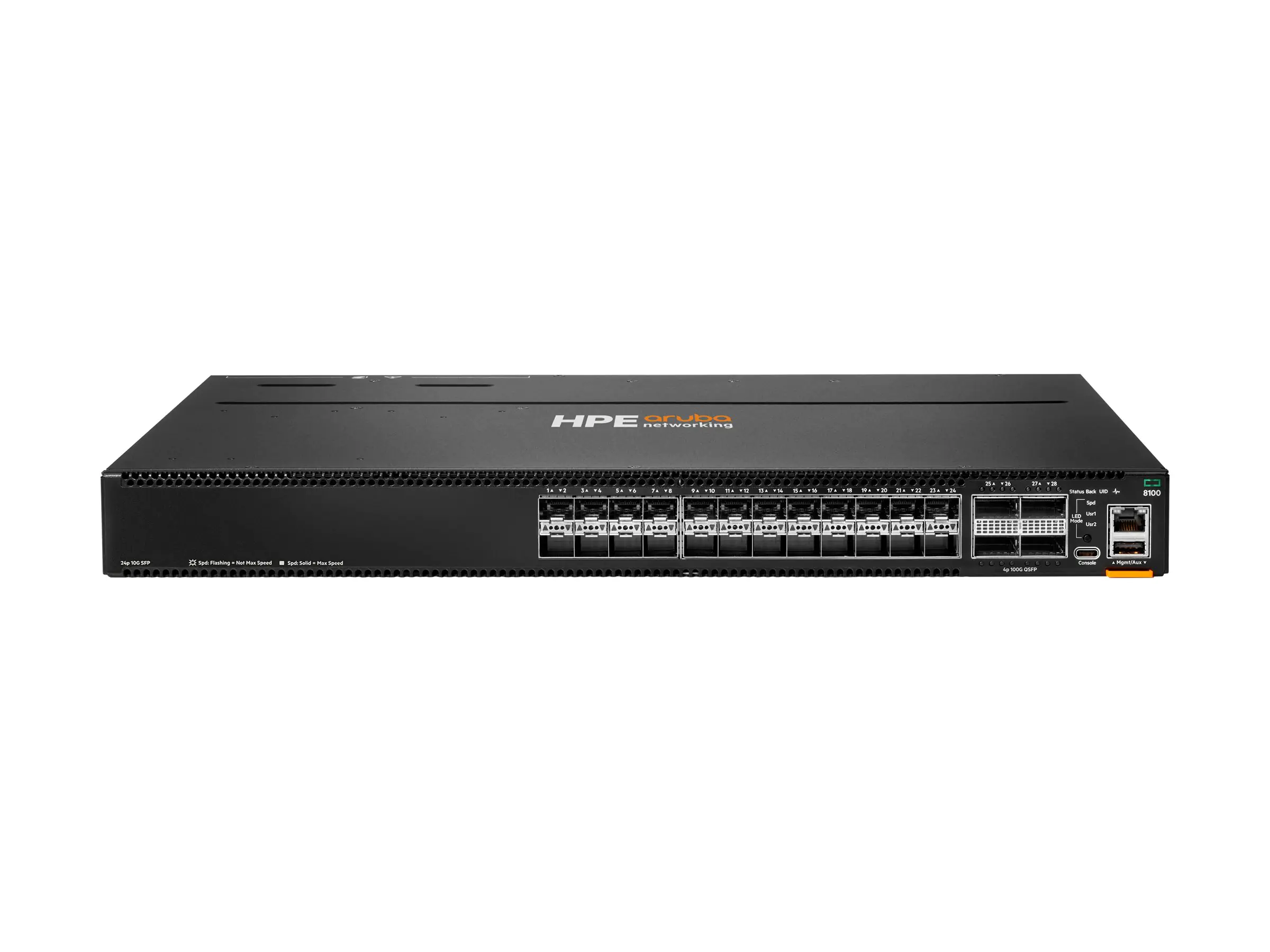 HPE Aruba Networking CX 8100 24x10G SFP+ 4x40/100G QSFP28 Switch