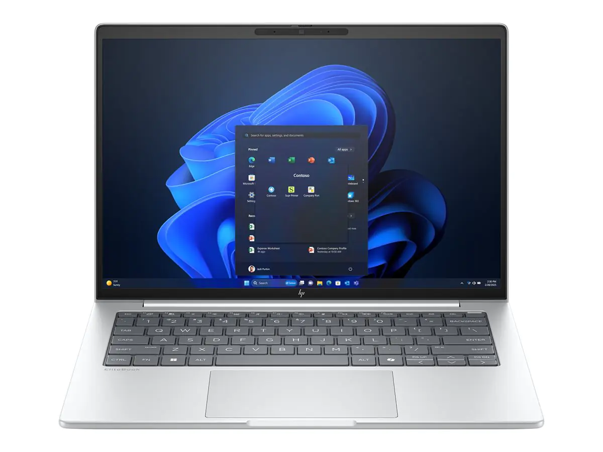 HP EliteBook 8 G1i Notebook - 174-Grad-Scharnierdesign - Intel Core Ultra 7 255U / 2 GHz - Win 11 Pro - Intel Graphics - 32 GB RAM - 1 TB SSD NVMe - 35.6 cm (14") AD3H2ET#ABD