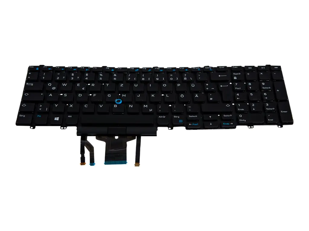 Dell - Ersatztastatur Notebook - mit DualPoint - hinterleuchtet - Deutsch